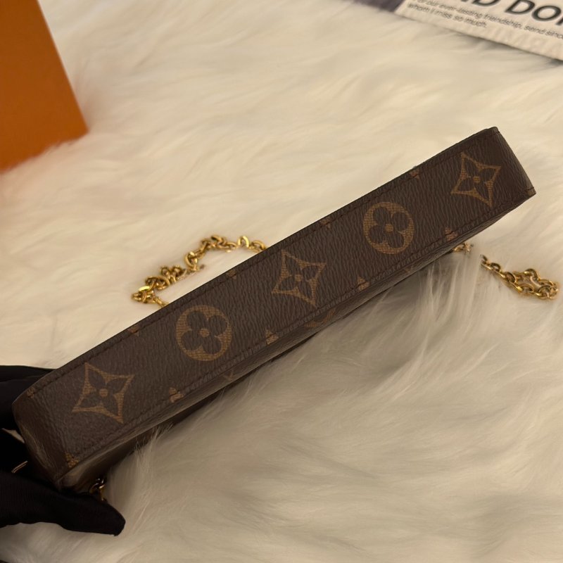 LOUIS VUITTON 經典三合一WOC鍊包 - 玫紅-6