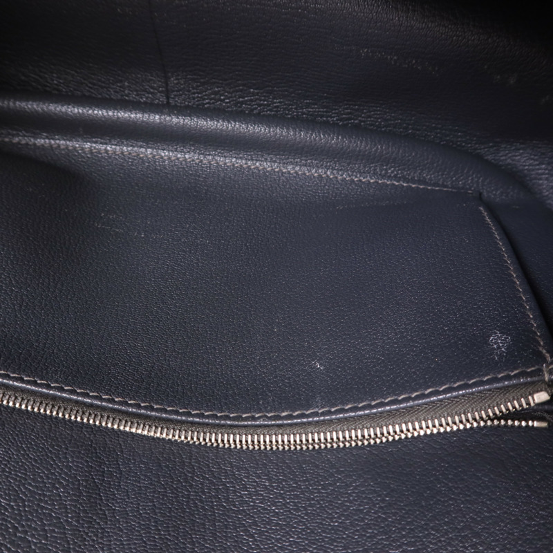 HERMES Clemence皮革Jypesiere 34銀扣肩背袋Etain-17