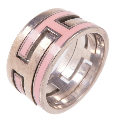 HERMES 925純銀Move H Ring戒指Hermes#52/US#6
