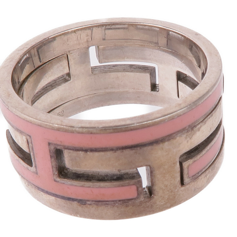 HERMES 925純銀Move H Ring戒指Hermes#52/US#6-6