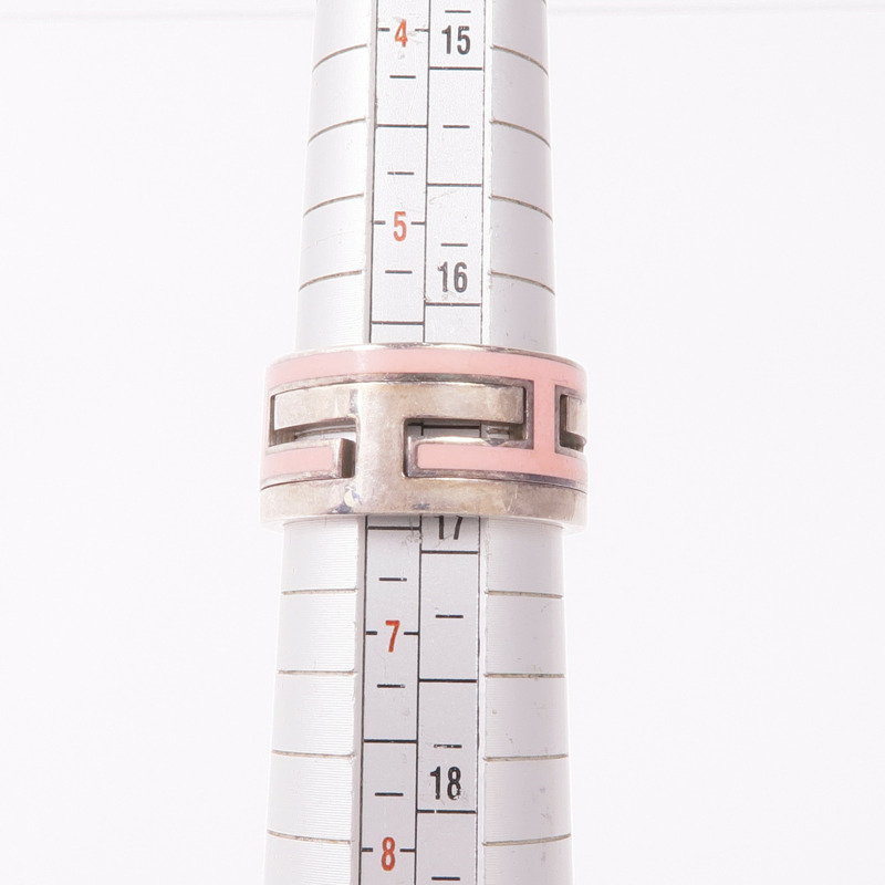 HERMES 925純銀Move H Ring戒指Hermes#52/US#6-9