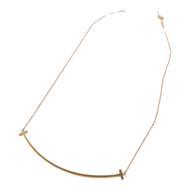 TIFFANY&CO 18K黃金T Smile Pendant項鍊-2