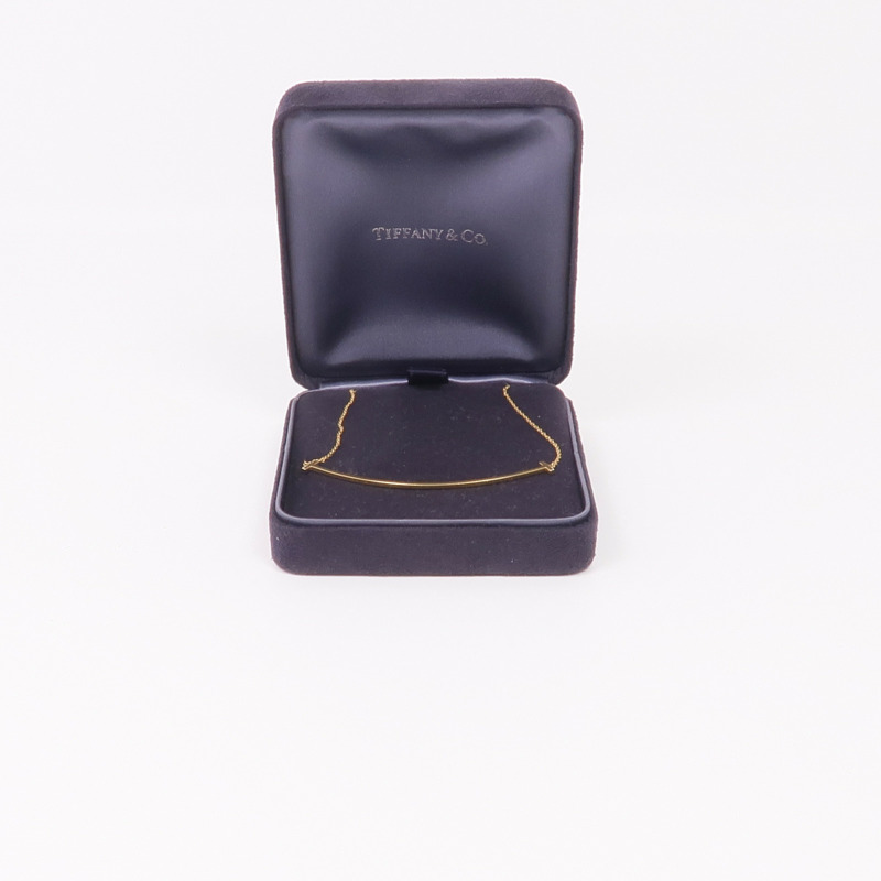 TIFFANY&CO 18K黃金T Smile Pendant項鍊-7