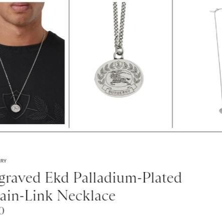 💎Han's house精品服飾💎 BURBERRY 戰馬 項鏈 現貨 原價19000-2