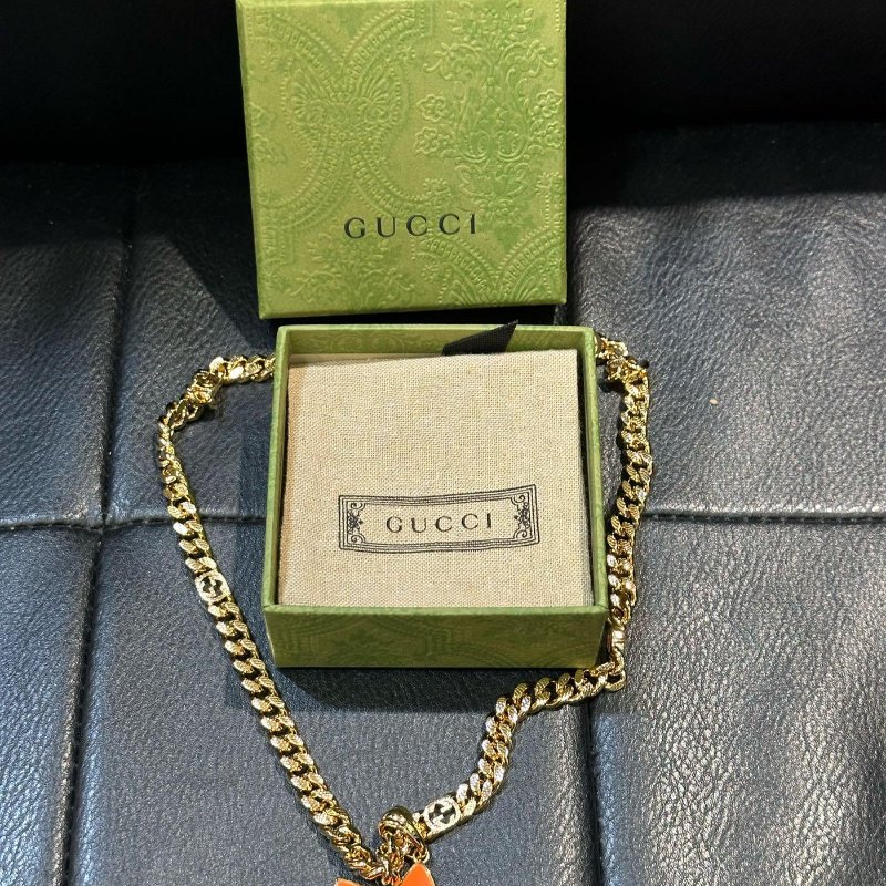 💎Han's house精品服飾💎 GUCCI 古馳 項鍊 聯名 adidas 愛迪達 義大利製 現貨 原價51200-0