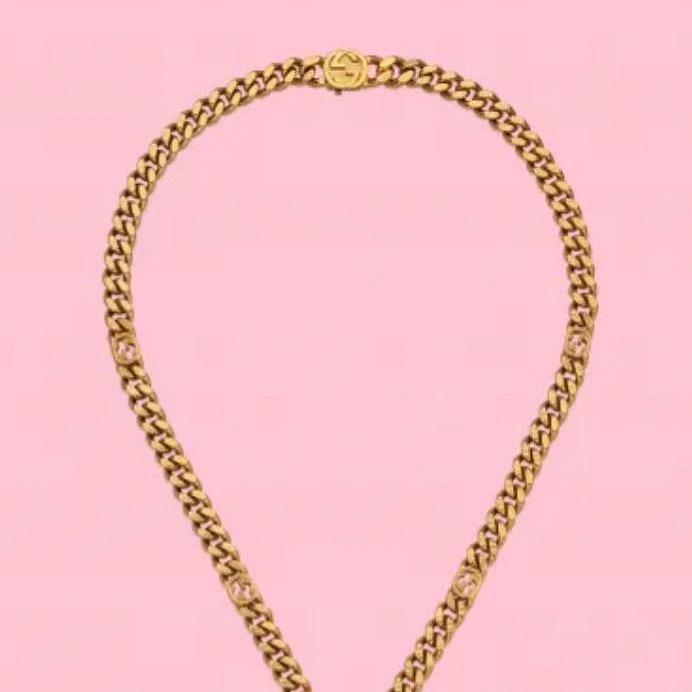 💎Han's house精品服飾💎 GUCCI 古馳 項鍊 聯名 adidas 愛迪達 義大利製 現貨 原價51200-1