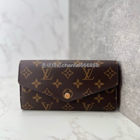 💗香緹國際精品💗 LV 晶片款 老花長夾 紅內裡