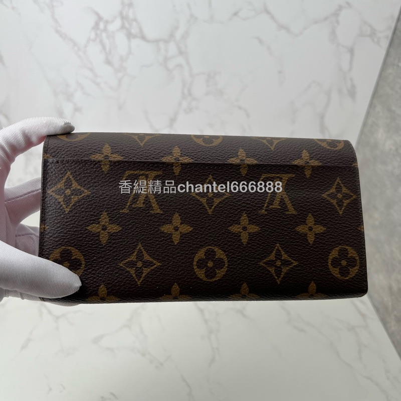 💗香緹國際精品💗 LV 晶片款 老花長夾 紅內裡-3