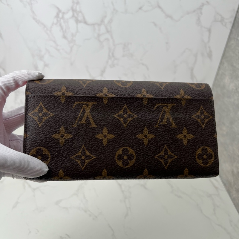 💗香緹國際精品💗 LV 晶片款 老花長夾 紅內裡-5