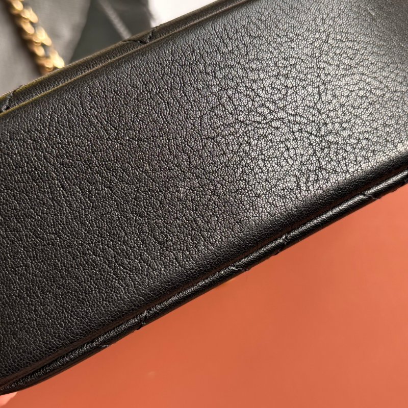 ::CHANEL:: AS0140 黑色旋轉雙C LOGO 相機包 斜背包-5