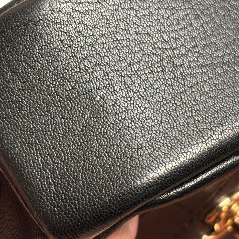 ::CHANEL:: AS0140 黑色旋轉雙C LOGO 相機包 斜背包-15