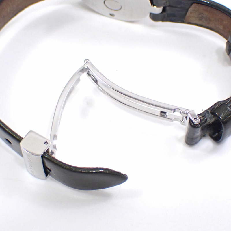 寶格麗 B-ZERO 1 女士石英腕錶，不鏽鋼錶殼搭配皮革錶帶，型號 BZ22S，電池供電，鑲嵌 12 顆鑽石，貨號 C2015523-4