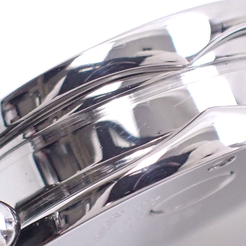 寶格麗 B-ZERO 1 女士石英腕錶，不鏽鋼錶殼搭配皮革錶帶，型號 BZ22S，電池供電，鑲嵌 12 顆鑽石，貨號 C2015523-6