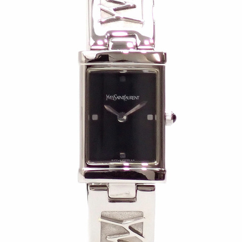 伊夫聖羅蘭女士手鐲腕錶，石英機芯，不鏽鋼材質，型號5421-H18687Y，電池供電