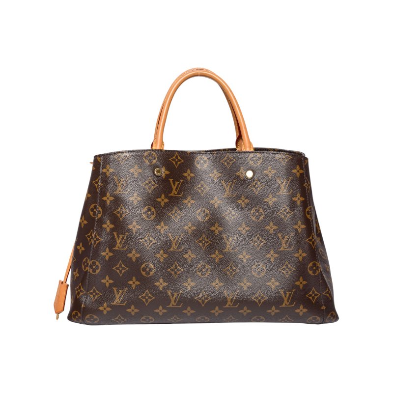 LV路易威登老花蒙田Montaigne中號手提包-0