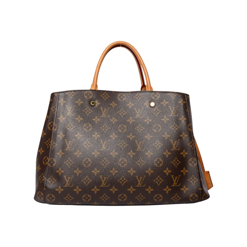 LV路易威登老花蒙田Montaigne中號手提包-2