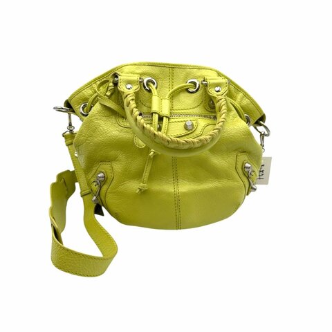 【美收精品】BALENCIAGA 黃色手提包 B-969【隔月月中將轉賣至日本 上架期限30天】