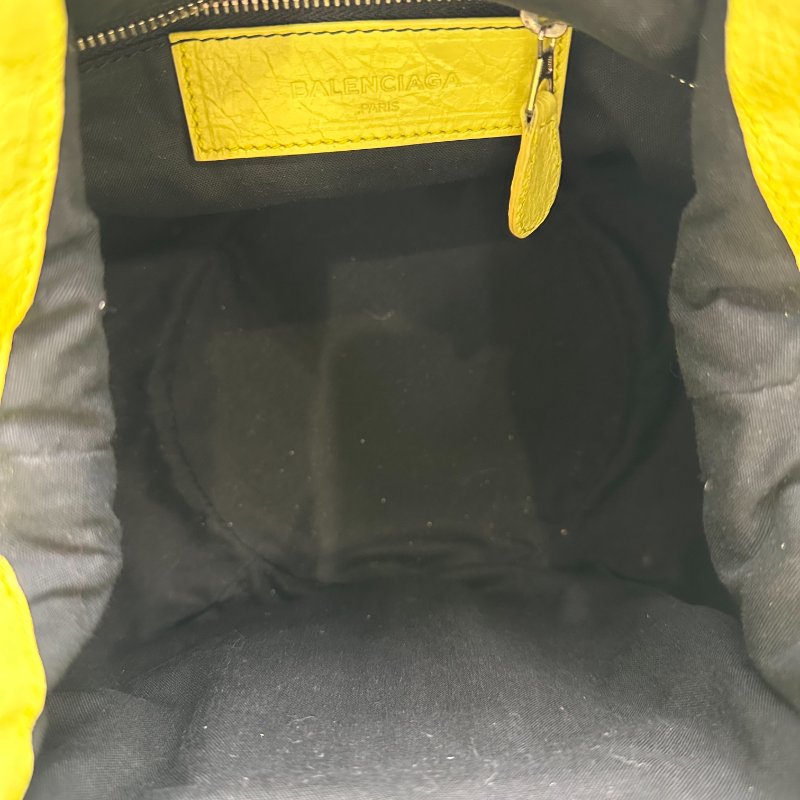 【美收精品】BALENCIAGA 黃色手提包 B-969【隔月月中將轉賣至日本 上架期限30天】-6