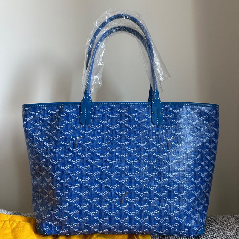 Goyard Artois PM 托特包 藍色 sky blue 全新 可議-1