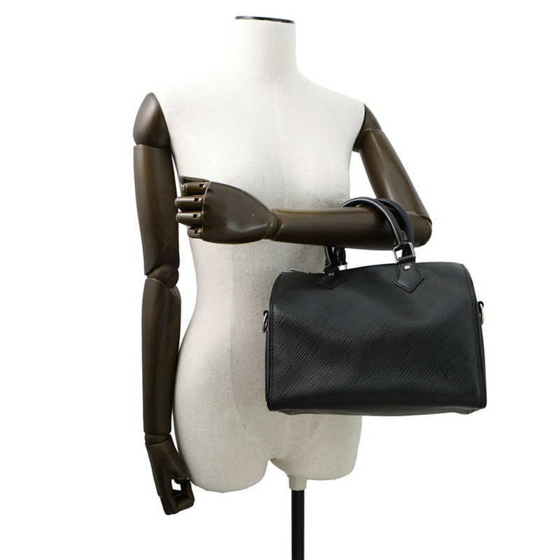 路易威登 Epi Speedy Bandouliere 25 手提包 M51278 兩用單肩背包 黑色-3