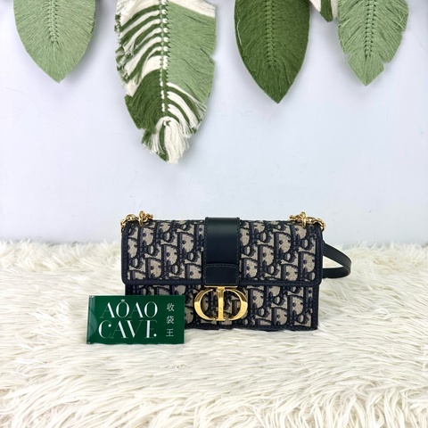 DIOR Montaigne 30 Small Size 晶片款 2024年 單肩斜肩包
