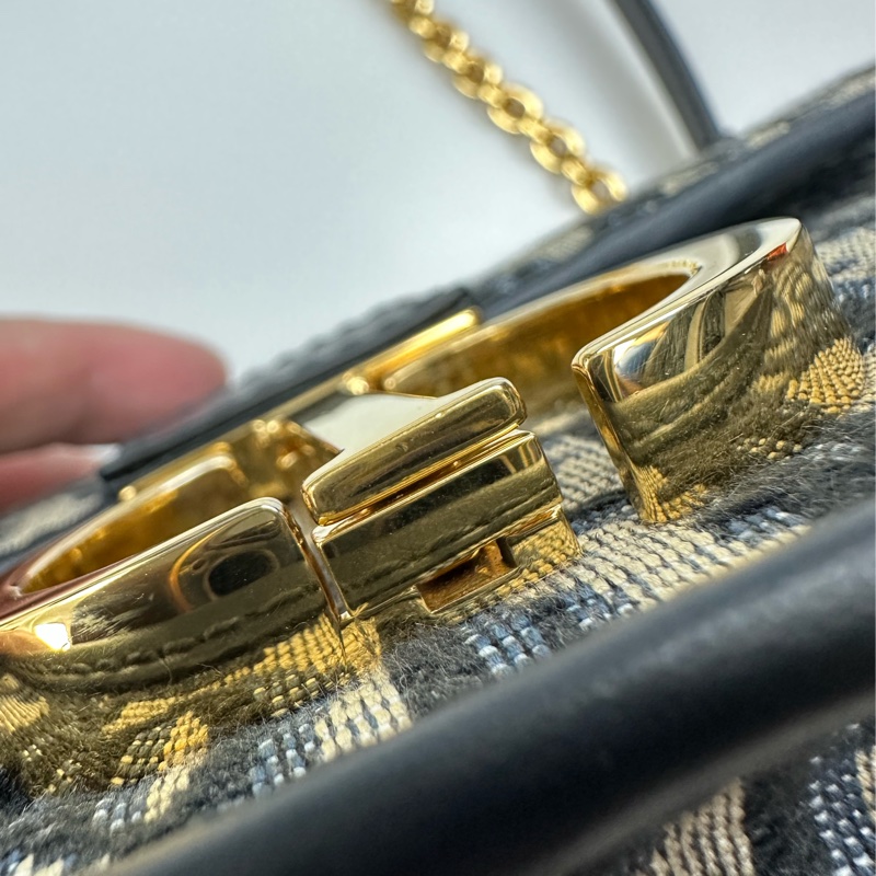 DIOR Montaigne 30 Small Size 晶片款 2024年 單肩斜肩包-9