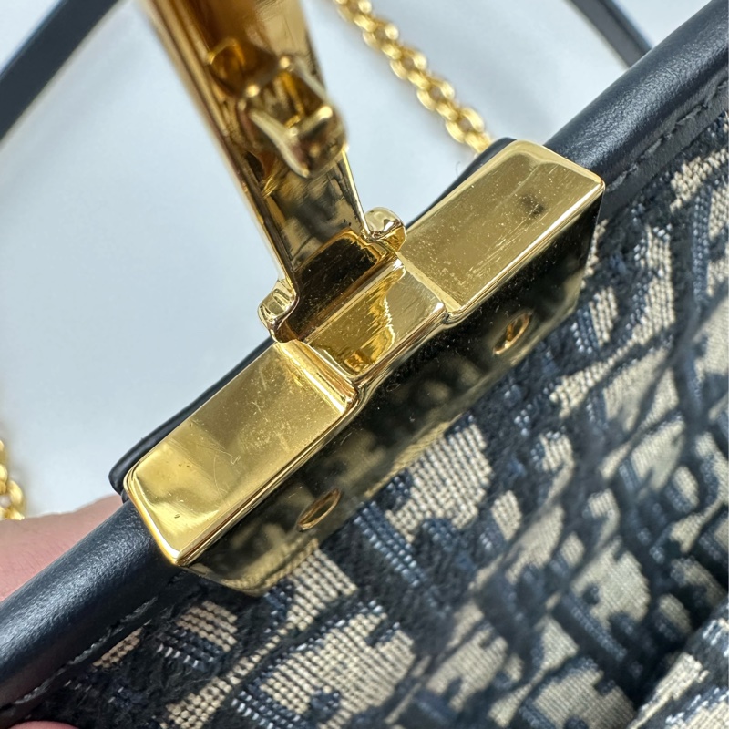 DIOR Montaigne 30 Small Size 晶片款 2024年 單肩斜肩包-10