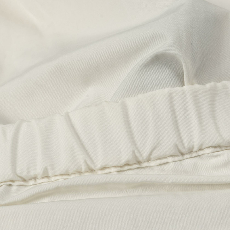 MONCLER CLISSON 帶帽女用短袖夾克，聚酯纖維，白色，2號，二手-8