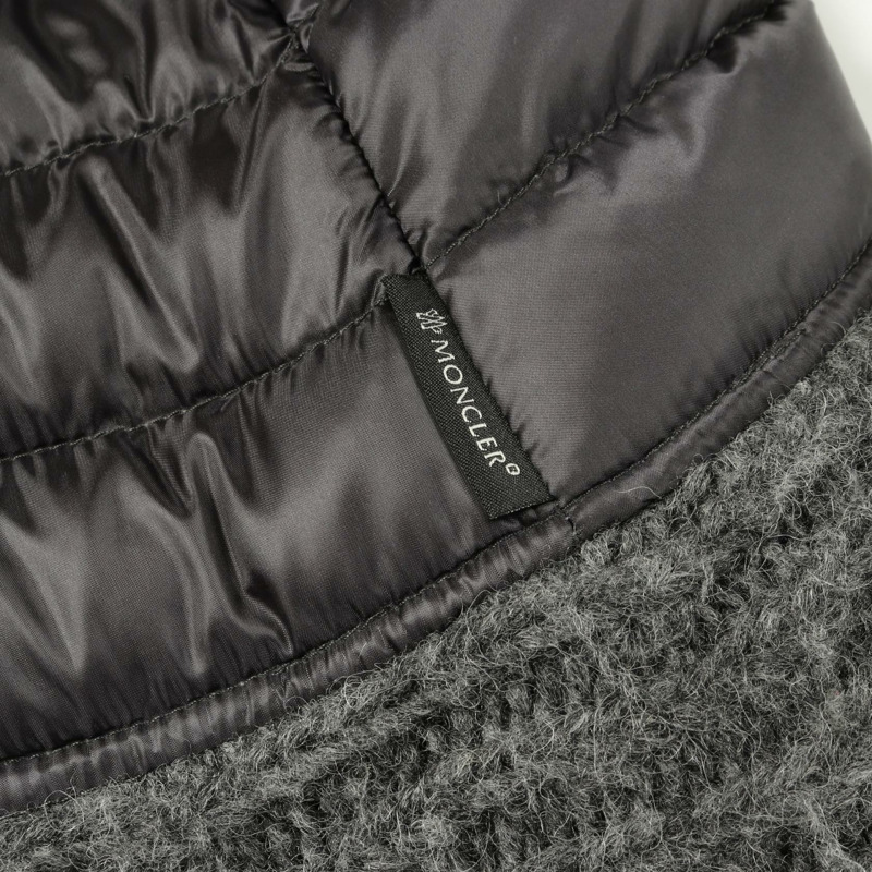 MONCLER MAR 羽絨背心 尼龍 灰色 1 碼 二手 女款-9