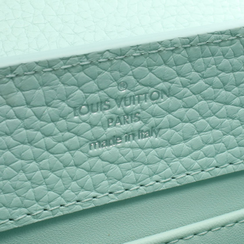 路易威登 Capucine 迷你手袋 N85829 皮革 蛋白石綠 白色 汽油藍 LV-3