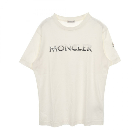 MONCLER Logo 短袖T卹 純棉 白色 #S 二手 女款