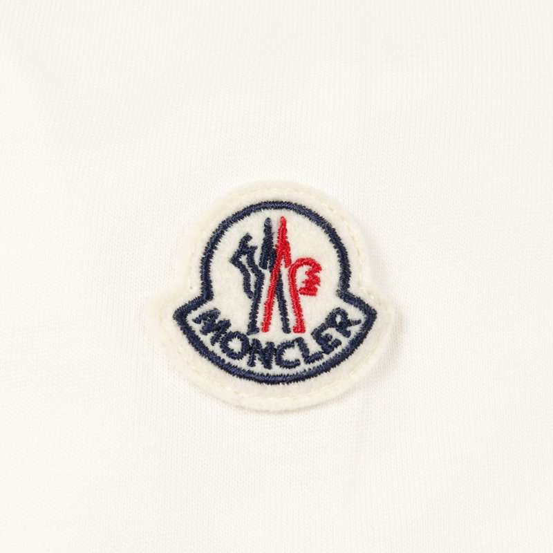 MONCLER Logo 短袖T卹 純棉 白色 #S 二手 女款-5