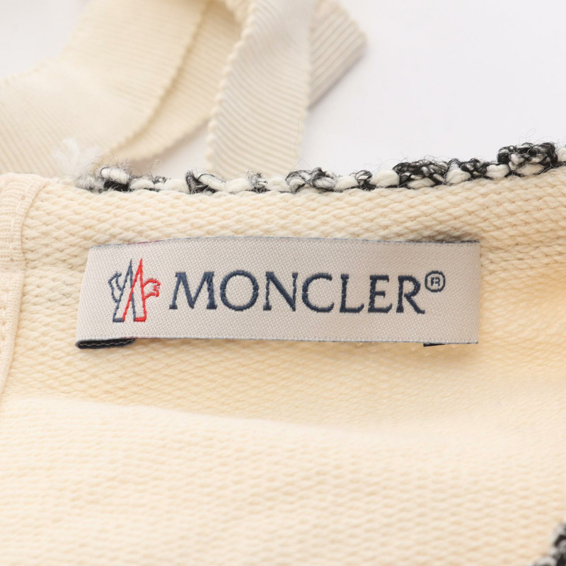 MONCLER MANICHE CORTE 短袖襯衫 8C00009 棉 米色 #S 二手 女款-2