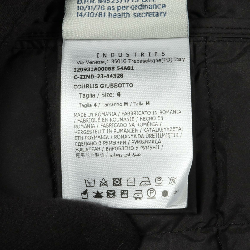 MONCLER COURLIS 絎縫羽絨外套 聚酯纖維 黑色 #4 二手 女款-4