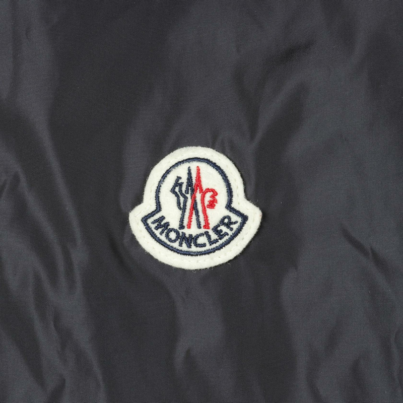 MONCLER GRIMPEURS 夾克衫 1A00090 尼龍海軍藍白色紅色 #0 二手男式-5