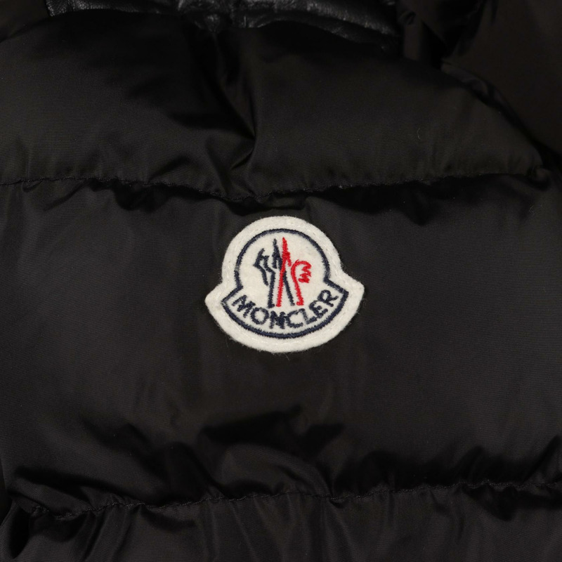 MONCLER TETRAS 帶帽羽絨衣 4580185 尼龍黑色 4 碼 二手 女款-6