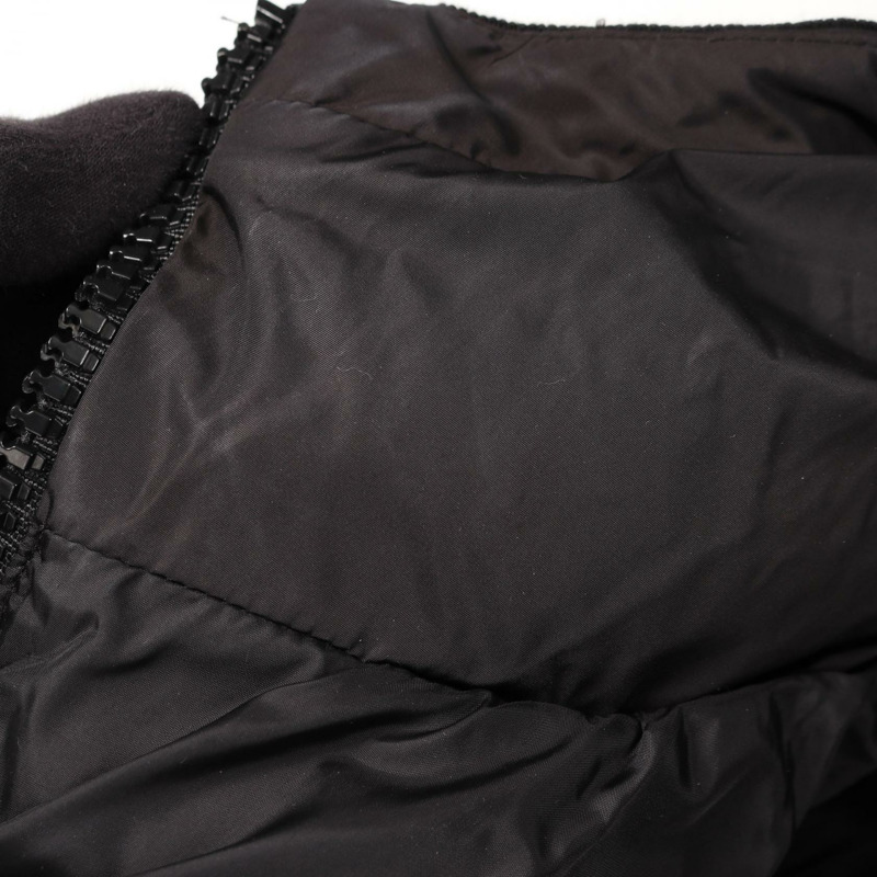 MONCLER TETRAS 帶帽羽絨衣 4580185 尼龍黑色 4 碼 二手 女款-9