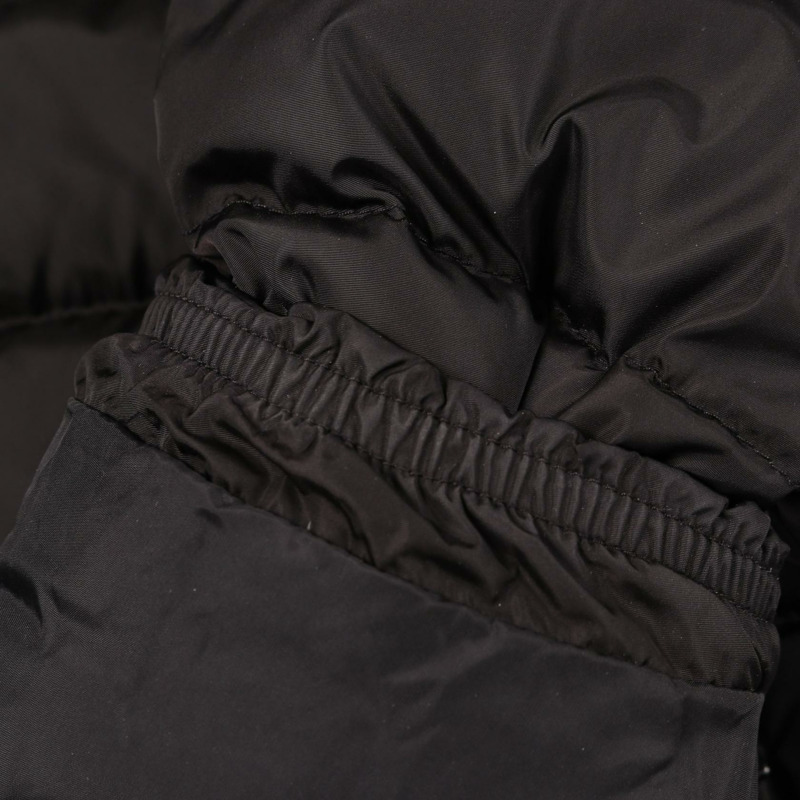 MONCLER TETRAS 帶帽羽絨衣 4580185 尼龍黑色 4 碼 二手 女款-11