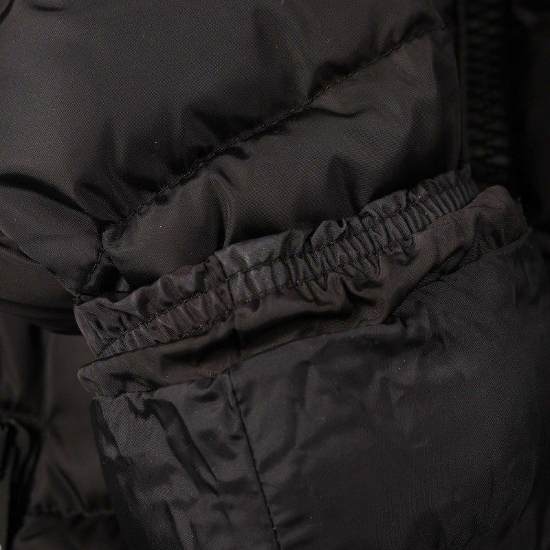 MONCLER TETRAS 帶帽羽絨衣 4580185 尼龍黑色 4 碼 二手 女款-12