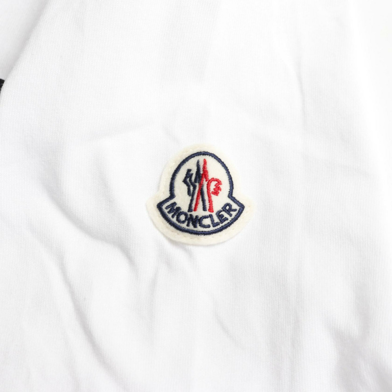 MONCLER MAGLIA 純棉T卹 白色 紅色 黑色 #M 二手 男款-4