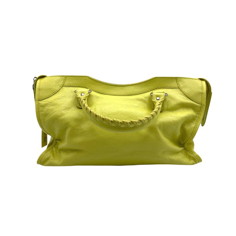 【美收精品】BALENCIAGA 黃色手提包 B-970【隔月月中將轉賣至日本 上架期限30天】-1