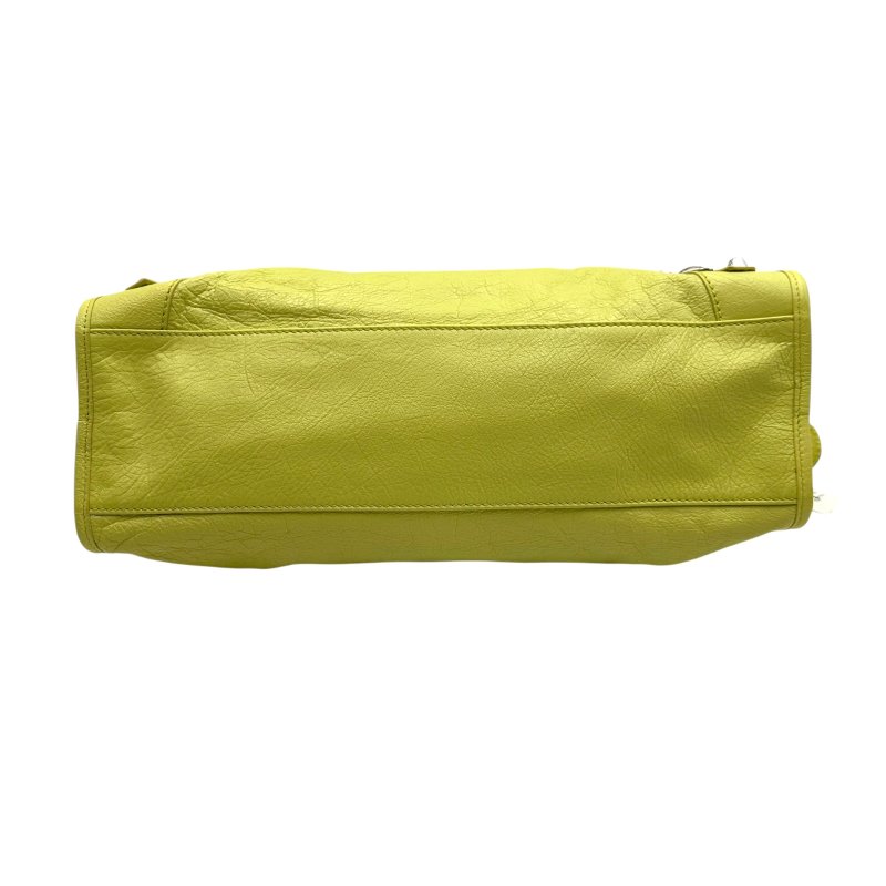 【美收精品】BALENCIAGA 黃色手提包 B-970【隔月月中將轉賣至日本 上架期限30天】-4