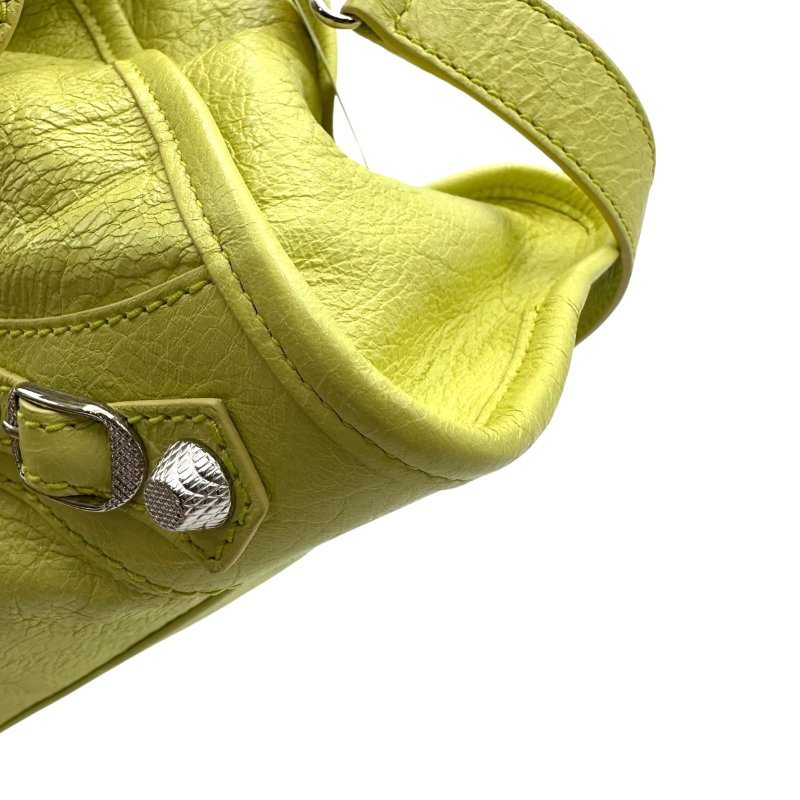 【美收精品】BALENCIAGA 黃色手提包 B-970【隔月月中將轉賣至日本 上架期限30天】-7