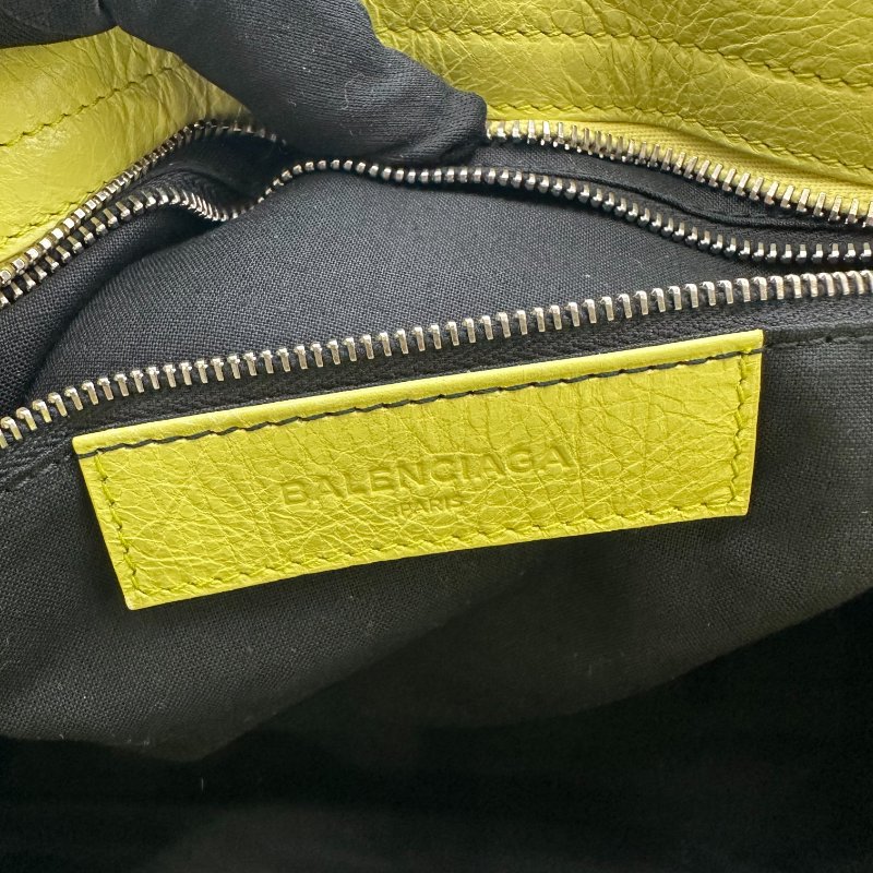 【美收精品】BALENCIAGA 黃色手提包 B-970【隔月月中將轉賣至日本 上架期限30天】-11