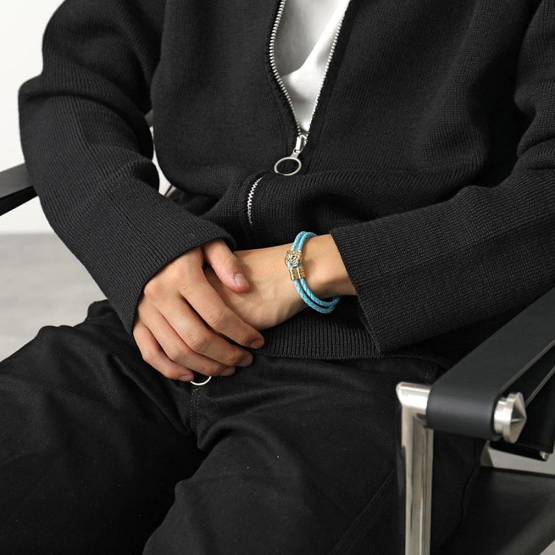 💎Han's house精品服飾💎VERSACE 凡賽斯 女王頭 手環 手鏈 意大利製 現貨 原價10500-2