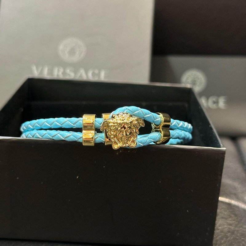 💎Han's house精品服飾💎VERSACE 凡賽斯 女王頭 手環 手鏈 意大利製 現貨 原價10500-9