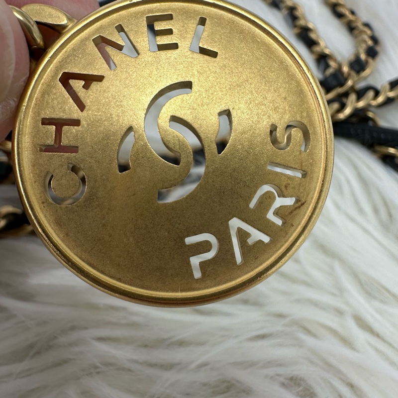 CHANEL So Black Mini 22 Bag 斜肩包 晶片款 2023年-13