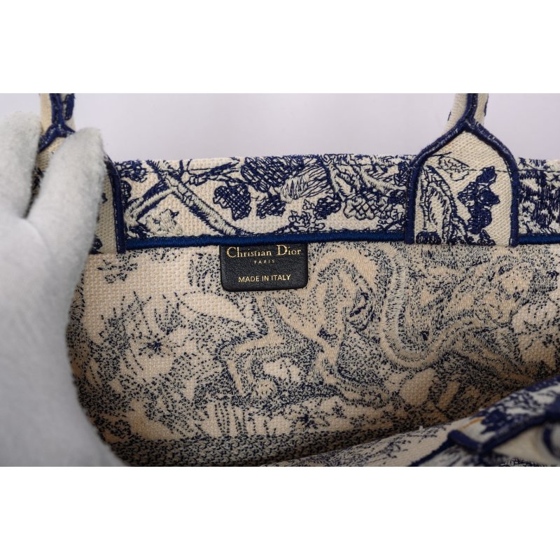 DIOR迪奥刺繡大號Book Tote托特包-4