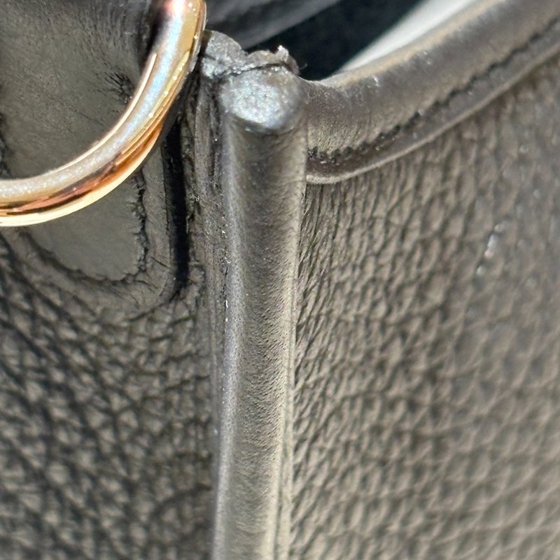 【現貨｜快速出貨】Hermès 愛馬仕 Evelyne 16 TPM Amazone 黑色｜W刻2024年｜銀釦｜全新附盒-8