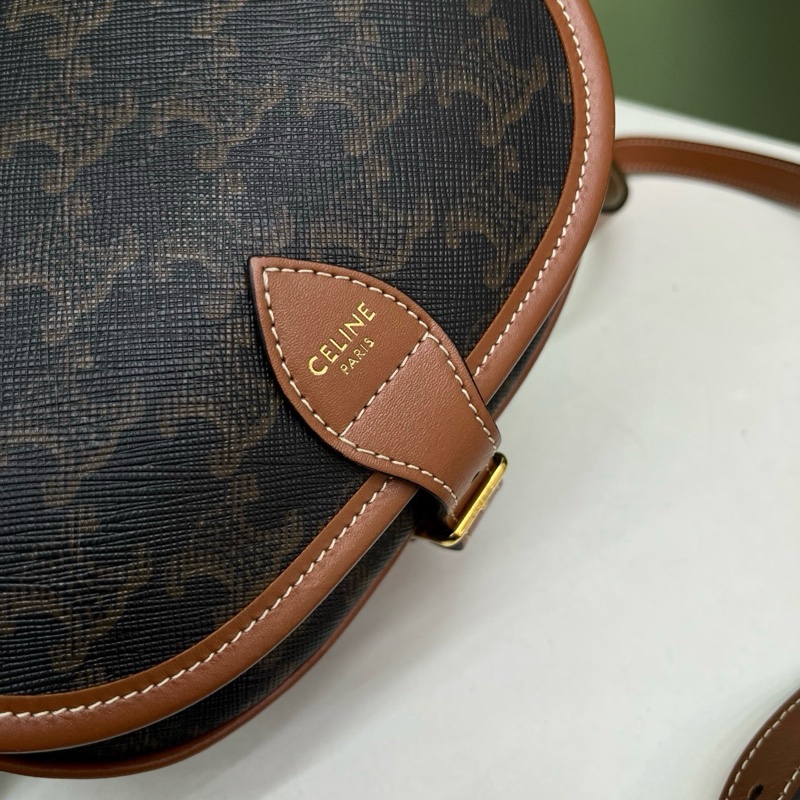 Celine老花馬鞍包-3